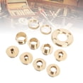thumbnail image 1 of Router 11 Piece Router Guide Kit Brass Efficient Long Lasting Router Template Guide for Woodworking, 1 of 7