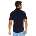 thumbnail image 2 of Camisa cuello sport, confeccionada en shifón Marino 770187 azul G Incógnita 770187, 2 of 6