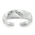 thumbnail image 1 of 14 Carats Or Blanc Bague Orteil Réglable Ouvert Midi, 1 of 10