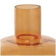 thumbnail image 5 of DecMode 12", 10", 7"H Round Orange Glass Vase with Varying Shapes and Sizes, Set of 3, 5 of 17