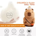 thumbnail image 3 of Simulación Capibara Anime Fluffty Toy Capybara Peluche 20 Cm para Y Niñas, 3 of 9