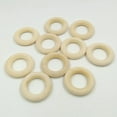 thumbnail image 3 of 20 Piezas Redondas de Madera Natural en Boucles de Madera Redondos Finitos para la fabricación 30 mm, 3 of 6