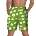 thumbnail image 2 of Lsque Mens Swim Trunks Funny Sheep Doing Yoga Pattern - Bathing Suit Compression Liner - Beach Swim Shorts Swimwear - (S-3XL) - Stretch Quick Dry -Medium, 2 of 9