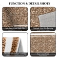 thumbnail image 5 of TECHVIDA Bathroom Rugs,Non-Slip Ultra Soft Bath Mat,Soft Absorbent Bathroom Rug,Machine Washable,(18"x26",Dark Brown), 5 of 9