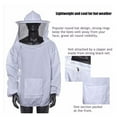 thumbnail image 3 of Siamese Beekeeping Suit Bee Clothes Half Jacket Bee-keeping Suit With Hat Bee-bite Protection For Agricultural Honey Keeping ,Ventilated Comfortable, 3 of 6