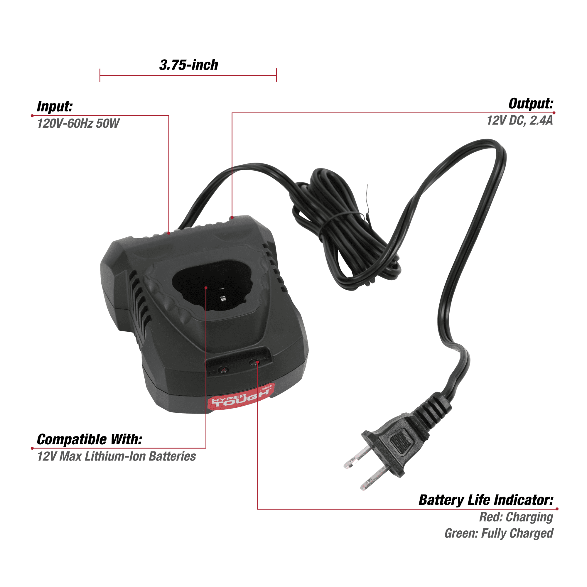 Batterie Parkside 12v Parkside Powerful 12V 4Ah Li-Ion