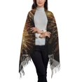 thumbnail image 2 of Gaeub Happy New Year 2025 B Print Tassel Scarf,Wraps Scarves for Women,Winter Scarf,Cold Weather Shawls,Ideal for Travel, 2 of 8