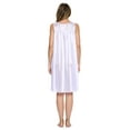 thumbnail image 3 of Casual Nights Women's Tricot Sheer Lace Sleeveless Nightgown, 3 of 4