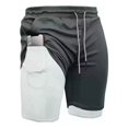 thumbnail image 1 of Gimnasio Short Con Licra Deportiva 2 En 1 Hombre Correr, 1 of 8