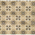 thumbnail image 4 of oneOone Cotton Poplin Twill Beige Fabric Floral & Tiles Moroccan Sewing Craft Projects Fabric Prints By Yard 56 Inch Wide, 4 of 4