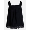 thumbnail image 5 of Time and Tru Women's Eyelet Embroidery Trim Tank Top, Sizes XS-XXXL, 5 of 5