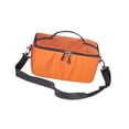 thumbnail image 4 of Bolsa de lente de cámara Bolsa de cuerpo cruzado Bolsa de fotografía con correa para hombro extraíble Bolsa de almacenamiento de cámara acolchada para Naranja, 4 of 8