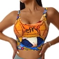 thumbnail image 2 of Lsque Sml Jeffy Printed Women'S Sports Bra, Compression, Moisture Wicking, High-Impact Sports Bra For Women,Supportive sports bra-X-Large, 2 of 9