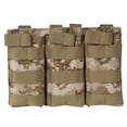 thumbnail image 1 of Camuflaje Sólido Triple Revista Bolsa Nylon Molle Caza al aire libre Senderismo Accesorios de utilidad Bolsa de almacenamiento Speravity HW4753-05, 1 of 7