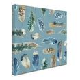 thumbnail image 2 of Trademark Fine Art 'Indigold Feathers Turquoise' Canvas Art by Lisa Audit, 2 of 3