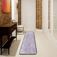 thumbnail image 3 of SKYSONIC 2X6 Feet Sparkling Artistic Zebra Purple Runner Rug with Rubber Backing, Non Slip Entryway Rug Runner Washable Soft Area Rug Carpet for Hallway Bedroom Kitchen Decor, 3 of 6