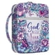 thumbnail image 1 of Funda para biblia MYSMOR, diseño floral, con asa y bolsillos, 1 of 6