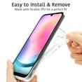 thumbnail image 2 of CoverON For Samsung Galaxy A24 Phone Case, Flexible Slim Lightweight TPU Minimal Cover, Clear, 2 of 7