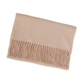 thumbnail image 3 of AWZXDE Fashionable Soft Texture Comfortable Universal Classic Autumn Winter Scarf For Women Men Warm Lightweight Accessory Beige, 3 of 3