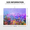 thumbnail image 3 of Kdxio Colorful Purple Cosmos Flower for Dish Drying Mat,24*18 inch Absorbent Dish Drainer Kitchen Counter,Large Size Dish Drying Pad for Countertops,Draining Racks, 3 of 9