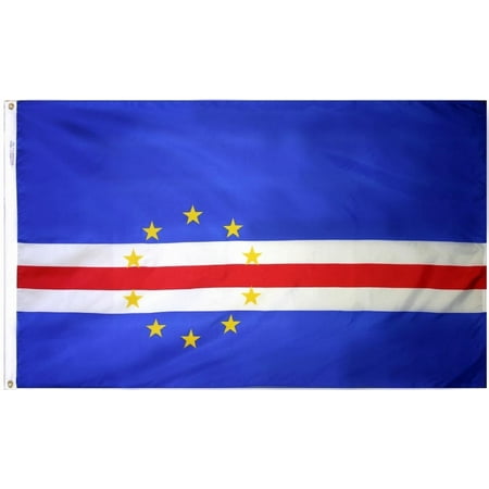 Cape Verde Nylon - Cape Verde - 5'X8' Nylon Flag