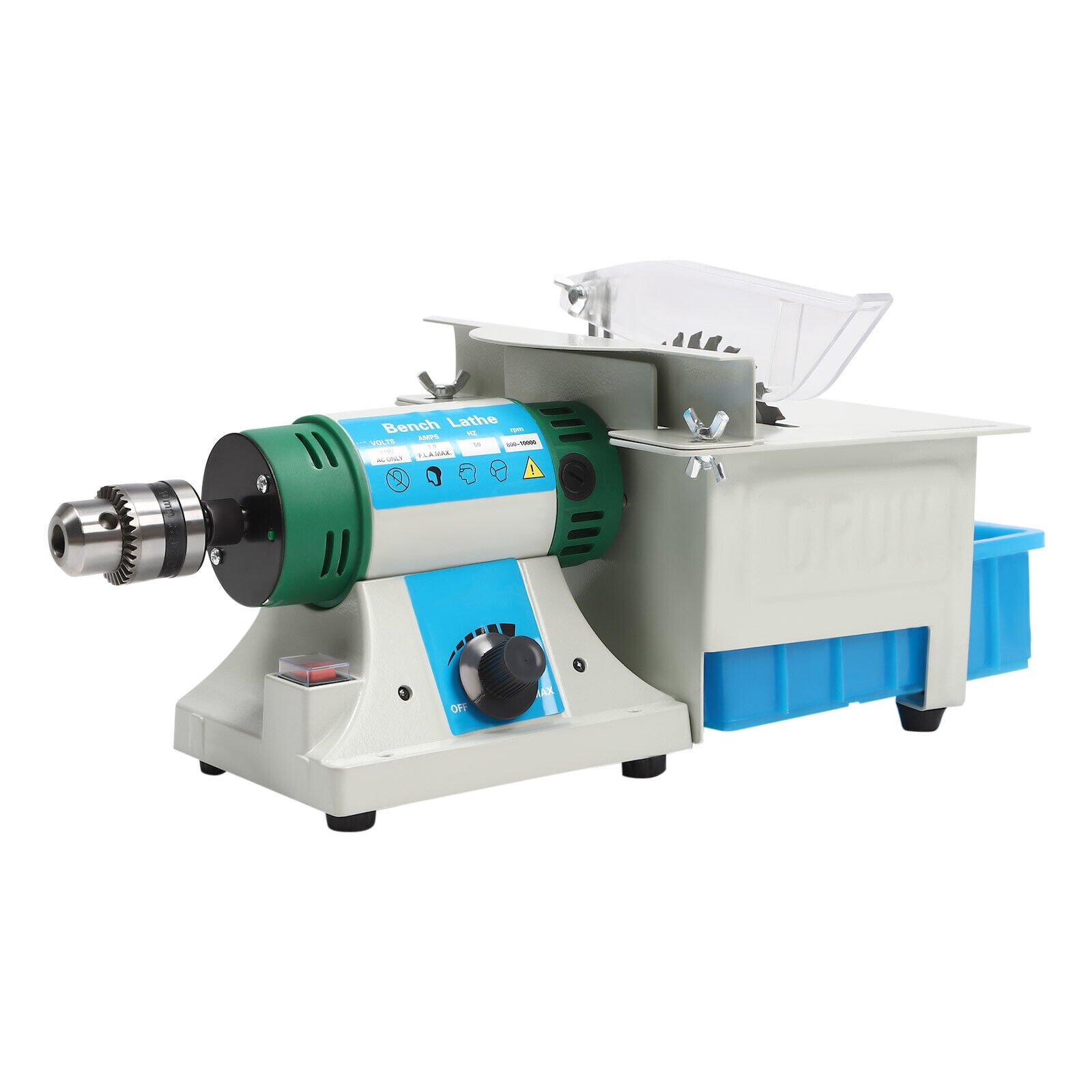 Miumaeov AC 220V 50Hz Bench Grinder Machine with Adjustable Speed Rock Jade Polisher Corded Electric 750W