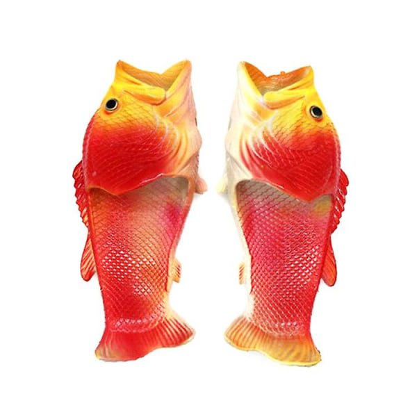 Trendigatofflor,casualroligafisktofflor,fiskformadetofflorred40