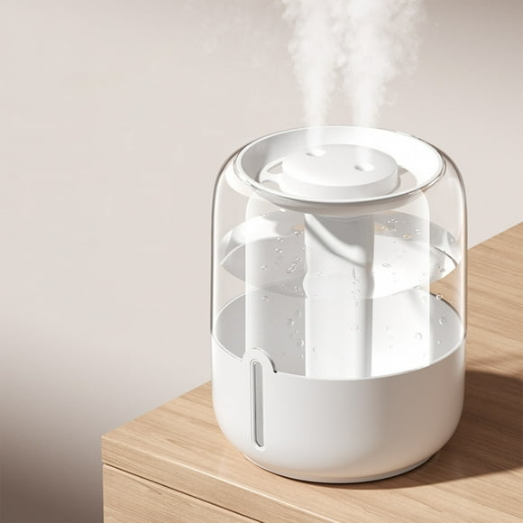 TIMIFIS Abs Alarm Large Capacity Double Spray Usb Household Mute Large Direction Humidifier Desk Night Light Humidifier Apartment Essentials
