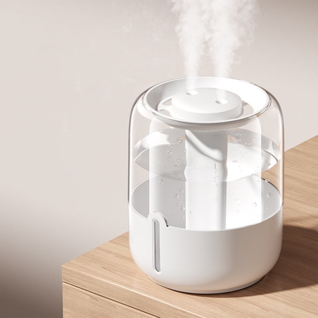 TIMIFIS Abs Alarm Large Capacity Double Spray Usb Household Mute Large Direction Humidifier Desk Night Light Humidifier Apartment Essentials
