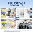 thumbnail image 2 of Lysol Disinfectant Multi-Surface Cleaning Wipes, Lemon and Lime Blossom, 80 Count (Pack of 4) Sanitizing Spray, Crisp Linen, 19 Fl Oz Each 2), 2 of 3