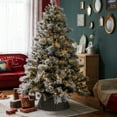 thumbnail image 2 of WASHWEPE Adjustable Christmas Tree Collar Grey Plastic Hides Christmas Tree Base 1Pcs, 2 of 8