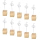 thumbnail image 4 of Message Card Note Clip Photo Holder Wood Base for Craft Collection Home Decorations ANGGREK Otros, 4 of 8