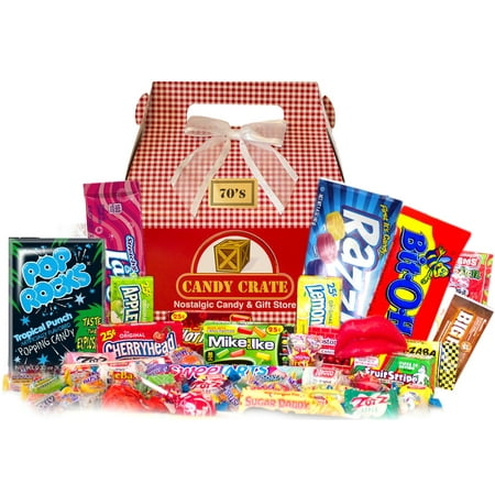 Candy Crate Holiday 1970s Retro Candy Gift Box
