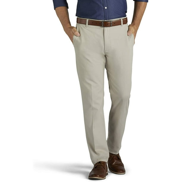 Lee Mens Pants 33X34 Extreme Comfort Relaxed Fit Chino 33 Walmart