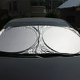 thumbnail image 4 of Folding Jumbo Car Window Sunshade Auto Visor Windshield Block Cover UV Rays Sun Protector Sunshade Universal Car Sun Shade for Side and Rear Window Baby Safty, 4 of 4