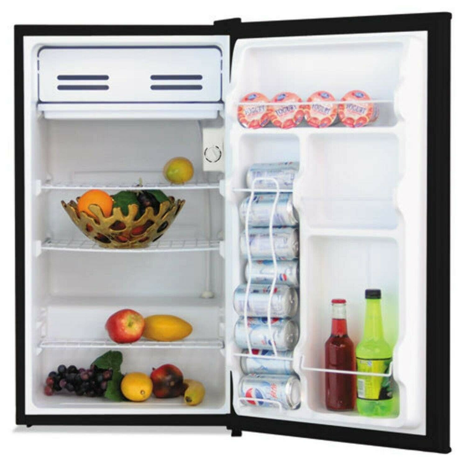 Alera RF333B 3.3 Cu. Ft. Refrigerator with Chiller Compartment, Black