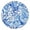 Boho, variant on Boho Tablecloth Mandala Inspired Paisley Design Waterproof Round Cover with Elastic Fit and Durable Backing