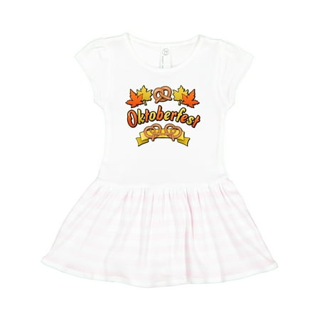 

Inktastic Oktoberfest Pretzels Gift Toddler Girl Dress