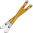 thumbnail image 1 of Pack 3-15mm Tungsten Carbide Glass Cutter Metal Handle Cutting Tools for Glass, Ceramic, Tile, Microcrystalline, Marble, Granite and Bluestone Gold, 1 of 5