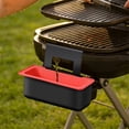 thumbnail image 6 of Hanging Griddle Drip Tray, 7.48X2.75X2.75" Reusable Grease Catcher, Silicone Grease Trap, Oil Catch Container, Grease Collection Pan, Griddle Accessory Storage Bin, Detachable Grease Collector, 6 of 6