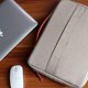 thumbnail image 3 of Laptop Bag 13.3" Briefcase Messenger Bag, Spacious, Ergonomic, Foam Padded Laptop Case, 3 of 4