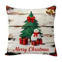 Christmas Pillow Cover Holiday Decoration Sofa Decoration Linen Pillow Home Sofa Holiday Decoration Pillow Cover