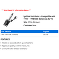 thumbnail image 2 of Ignition Distributor - Compatible with 1991 - 1993 GMC Sonoma 2.8L V6 1992, 2 of 2