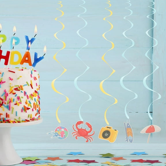 WRISTBIQUE Luau Themed Decorations Hawaiin Decoration PVC 1 Set