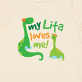 thumbnail image 4 of Inktastic My Lita Loves Me Boys Grandson Dinosaur Boys Baby T-Shirt, 4 of 5
