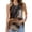 Sleeveless Top - A22 Dark Gray, variant on Maqroz Bohemian Sleeveless Womens Top Classic Floral Print Pleated Tank Tops Lightweight Cozy Crew Neck Shirt Casual Loose Trendy Summer Clothing