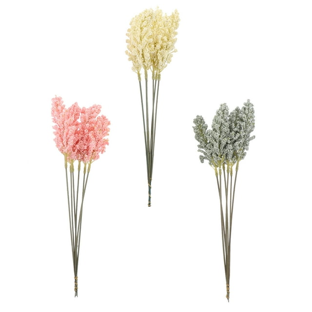 FESTFENDS 18Ud Artificiales De Trigo Para Decorar El Hogar Con Toque Natural Y Sin Mantenimiento
