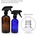 thumbnail image 3 of Mist Spray & Stream Sprayer Paquete de 4 tapas de rociador de gatillo de repuesto Se adapta a Boston redondo estándar con botellas de cuello 28-400 brillar Hogar, 3 of 5