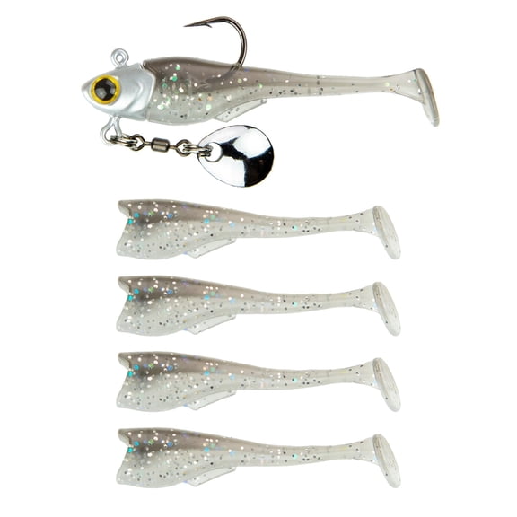 6th Sense Pecos Underspin Jig Kit, 1/8oz., Pro Shad / Colorado Blade