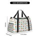 thumbnail image 3 of Fotbe Sea Turtle Bolsa de Viaje con Estampado, Bolsa de Fin de Semana para Mujer con Compartimento para Zapatos, Bolsa de Gimnasio con Bolsillo Húmedo, 3 of 7